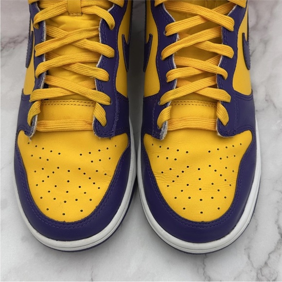 Nike Dunk High Retro Court Purple Violet Court Shoes Mens 9.5 Lakers Sneakers main image 16